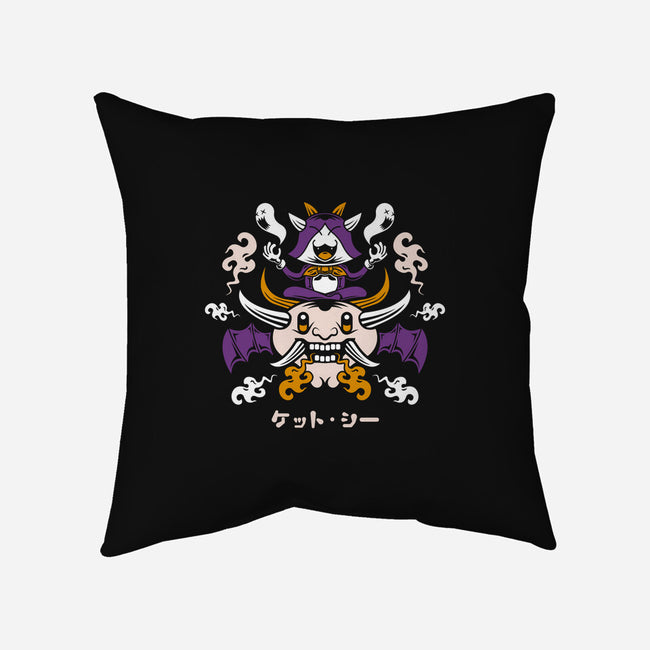 Yokai Sith-none removable cover throw pillow-Logozaste