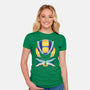 Rockman EXE-womens fitted tee-RamenBoy