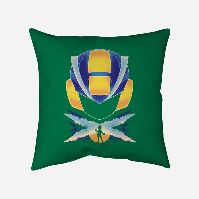 Rockman EXE-none removable cover throw pillow-RamenBoy