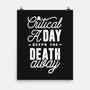 A Critical A Day-none matte poster-ShirtGoblin