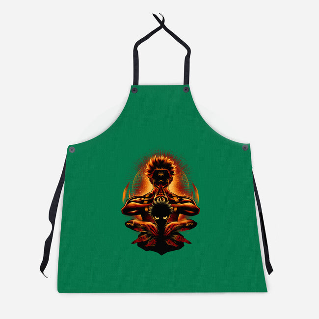 Curse King-unisex kitchen apron-hypertwenty