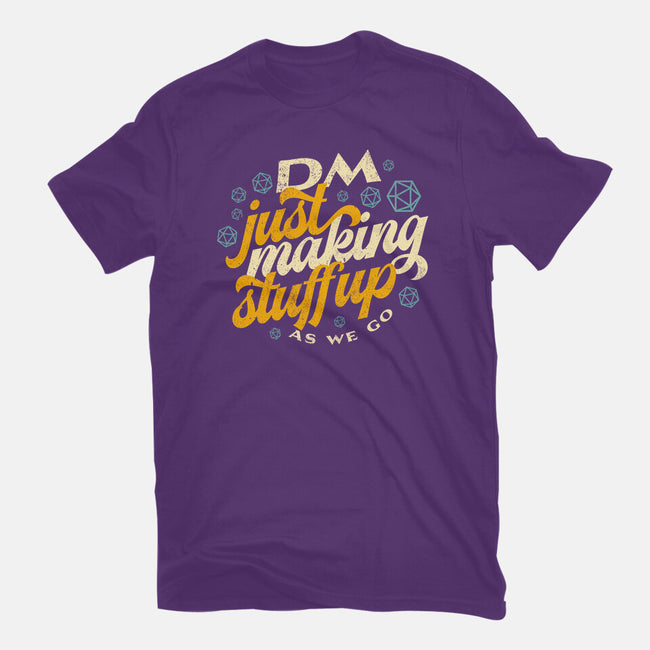 DM Making Stuff Up-womens basic tee-ShirtGoblin