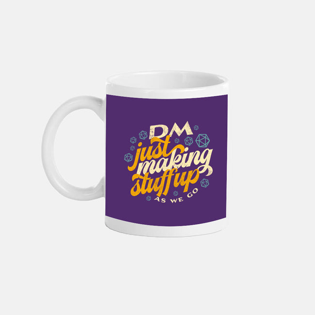 DM Making Stuff Up-none glossy mug-ShirtGoblin