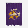 DM Making Stuff Up-none polyester shower curtain-ShirtGoblin