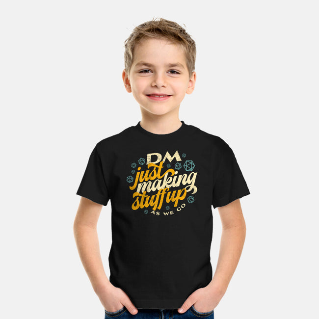 DM Making Stuff Up-youth basic tee-ShirtGoblin