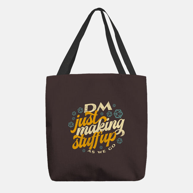 DM Making Stuff Up-none basic tote-ShirtGoblin