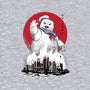 Marshmallow Man Sumi-E-unisex crew neck sweatshirt-DrMonekers