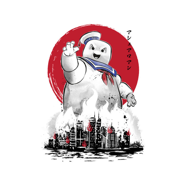 Marshmallow Man Sumi-E-youth crew neck sweatshirt-DrMonekers
