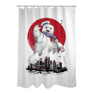 Marshmallow Man Sumi-E
