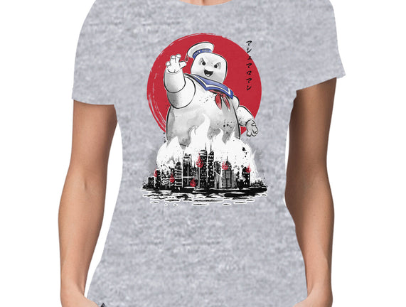 Marshmallow Man Sumi-E