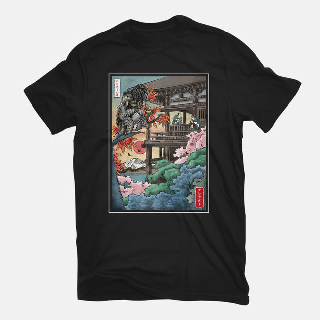 Trophy Hunter In Japan-womens fitted tee-DrMonekers