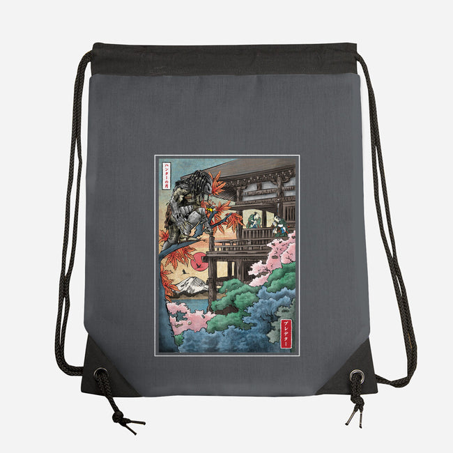 Trophy Hunter In Japan-none drawstring bag-DrMonekers