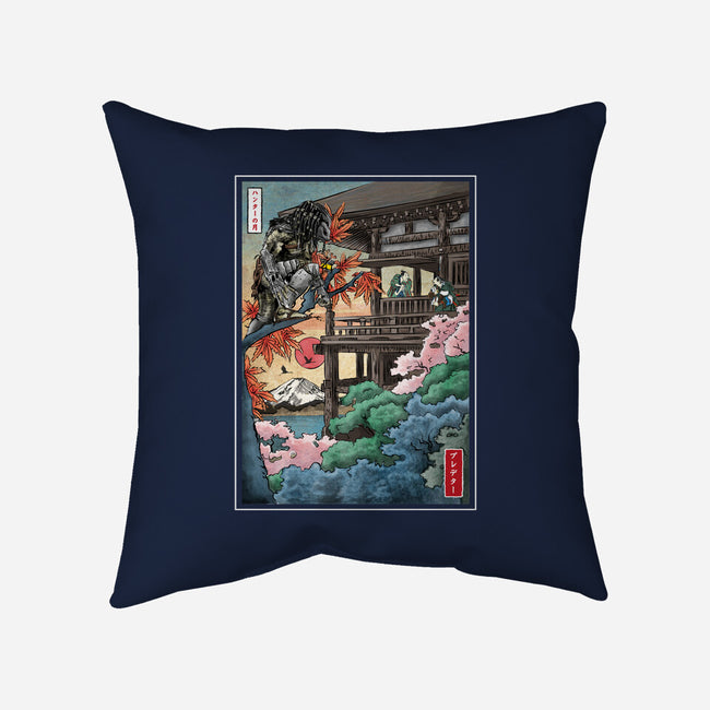 Trophy Hunter In Japan-none removable cover w insert throw pillow-DrMonekers