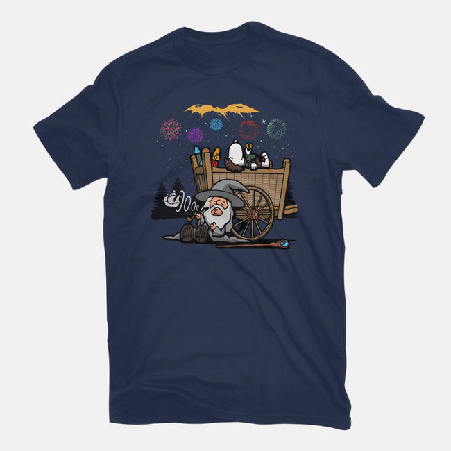 Fireworks Nuts-unisex basic tee-Boggs Nicolas