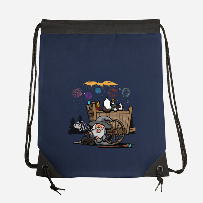 Fireworks Nuts-none drawstring bag-Boggs Nicolas