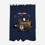 Fireworks Nuts-none polyester shower curtain-Boggs Nicolas