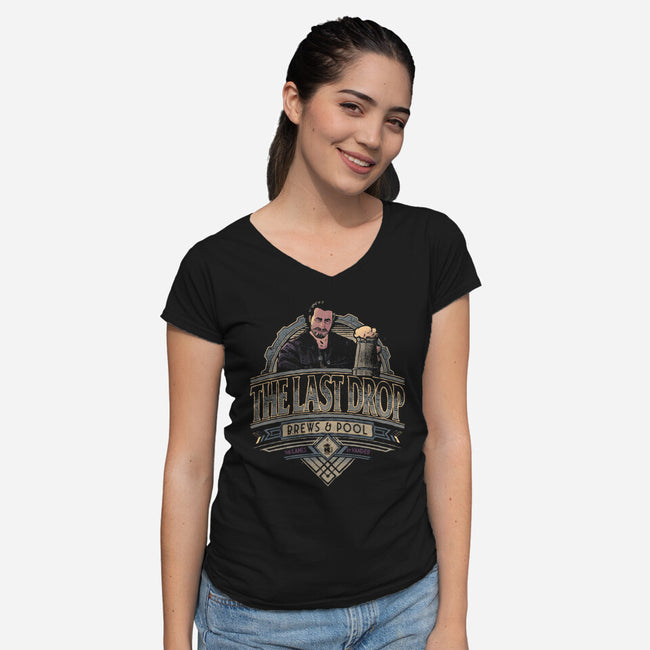 The Last Drop-womens v-neck tee-teesgeex