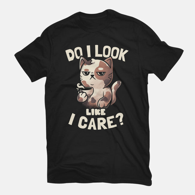 Do I Look Like I Care-womens fitted tee-eduely