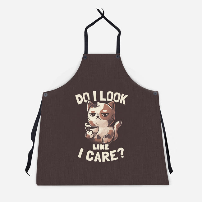 Do I Look Like I Care-unisex kitchen apron-eduely