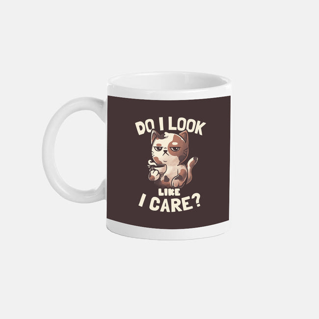 Do I Look Like I Care-none glossy mug-eduely