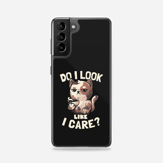 Do I Look Like I Care-samsung snap phone case-eduely