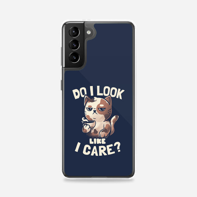 Do I Look Like I Care-samsung snap phone case-eduely