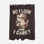 Do I Look Like I Care-none polyester shower curtain-eduely