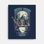 A Little Black Coffee-none stretched canvas-Slikfreakdesign