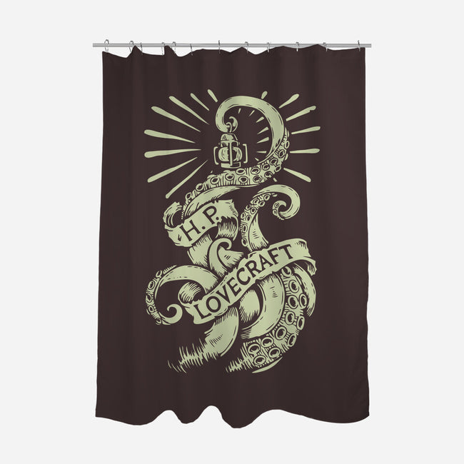 H.P. Lovecraft-none polyester shower curtain-Paul Hmus