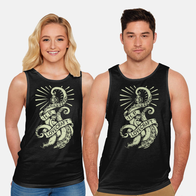 H.P. Lovecraft-unisex basic tank-Paul Hmus