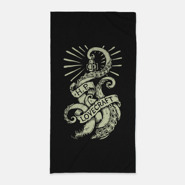 H.P. Lovecraft-none beach towel-Paul Hmus