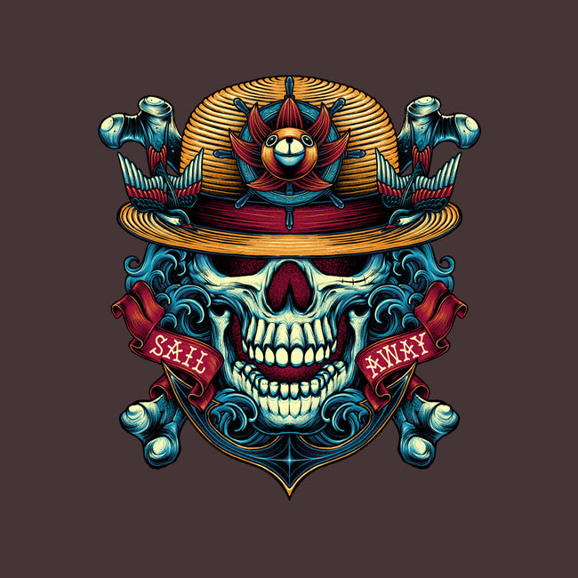 Sail Away-womens basic tee-glitchygorilla