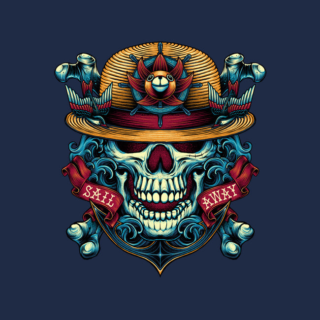 Sail Away-womens basic tee-glitchygorilla