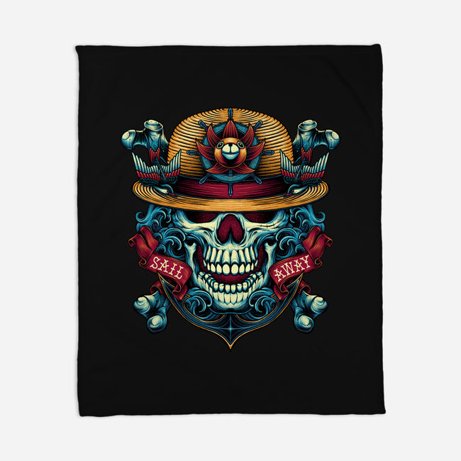Sail Away-none fleece blanket-glitchygorilla