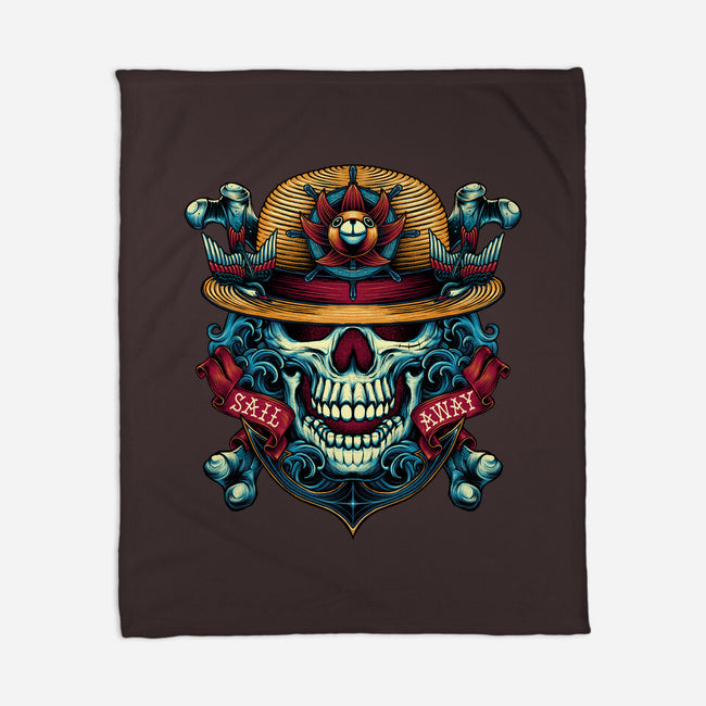 Sail Away-none fleece blanket-glitchygorilla
