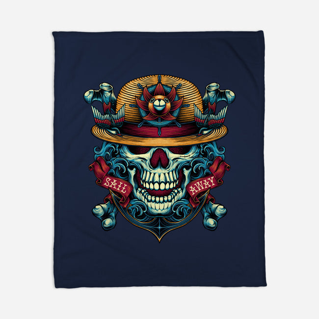 Sail Away-none fleece blanket-glitchygorilla