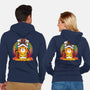 The Golden Tiger-unisex zip-up sweatshirt-krisren28