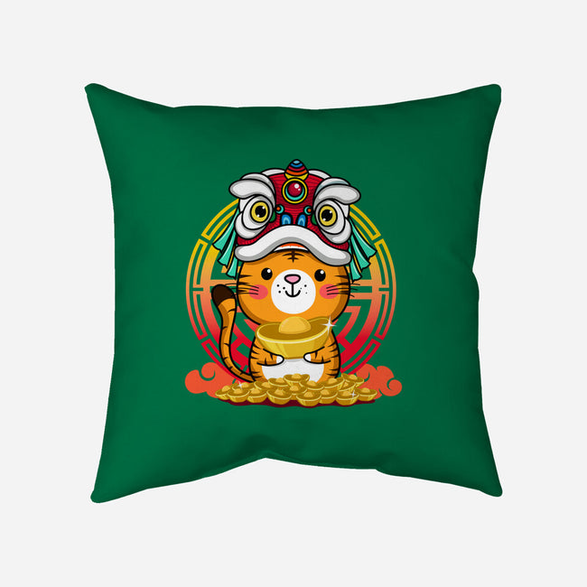 The Golden Tiger-none removable cover w insert throw pillow-krisren28