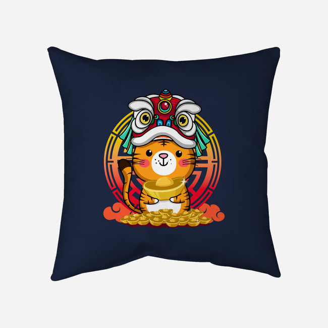 The Golden Tiger-none removable cover w insert throw pillow-krisren28