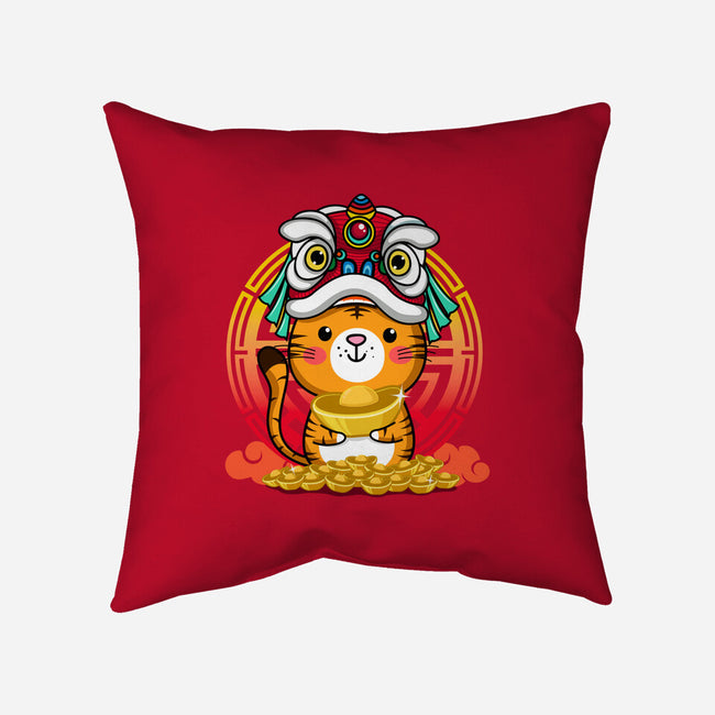 The Golden Tiger-none removable cover w insert throw pillow-krisren28