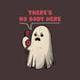 Nobody Here-none removable cover w insert throw pillow-eduely