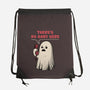 Nobody Here-none drawstring bag-eduely