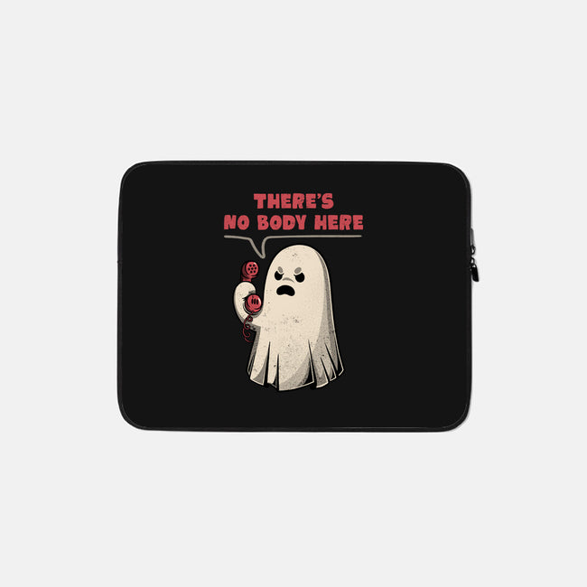 Nobody Here-none zippered laptop sleeve-eduely