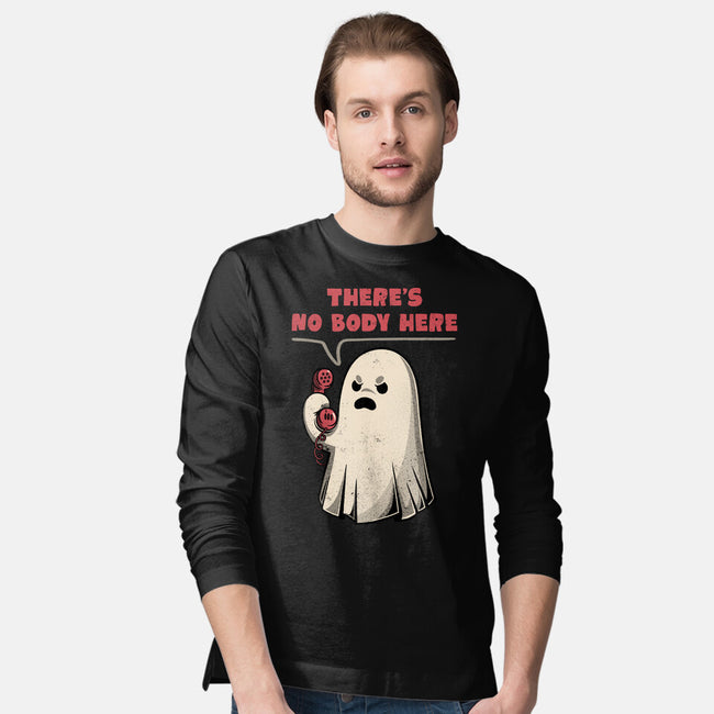 Nobody Here-mens long sleeved tee-eduely