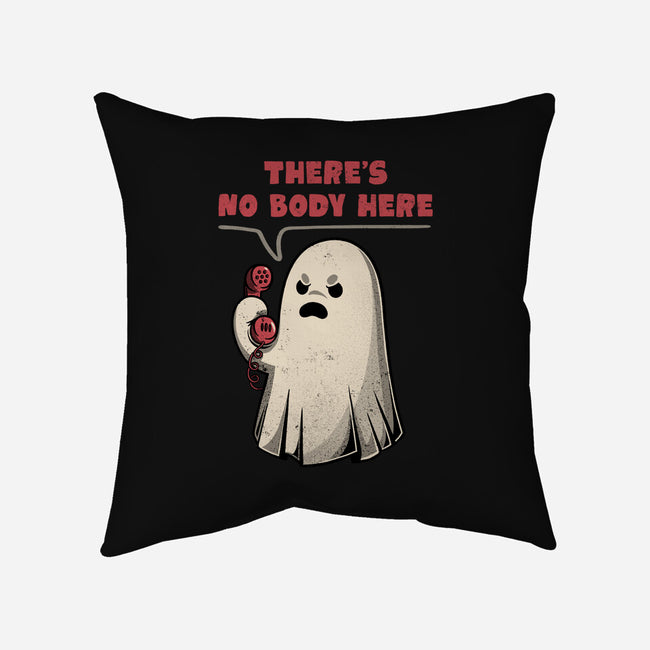 Nobody Here-none removable cover w insert throw pillow-eduely