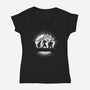 Moonlight Slayer-womens v-neck tee-fanfreak1