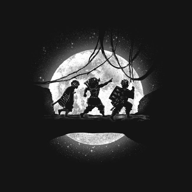 Moonlight Slayer-womens fitted tee-fanfreak1