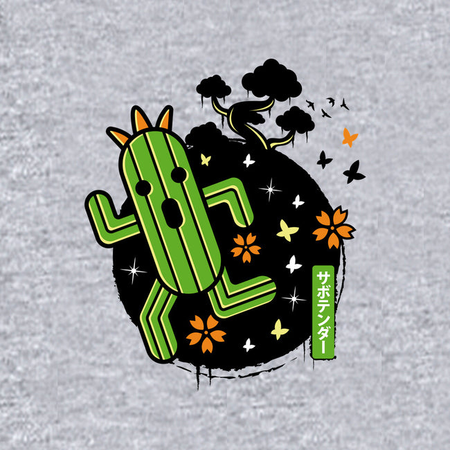 Cactilio Japanese Landscape-womens fitted tee-Logozaste