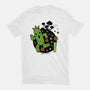 Cactilio Japanese Landscape-womens fitted tee-Logozaste