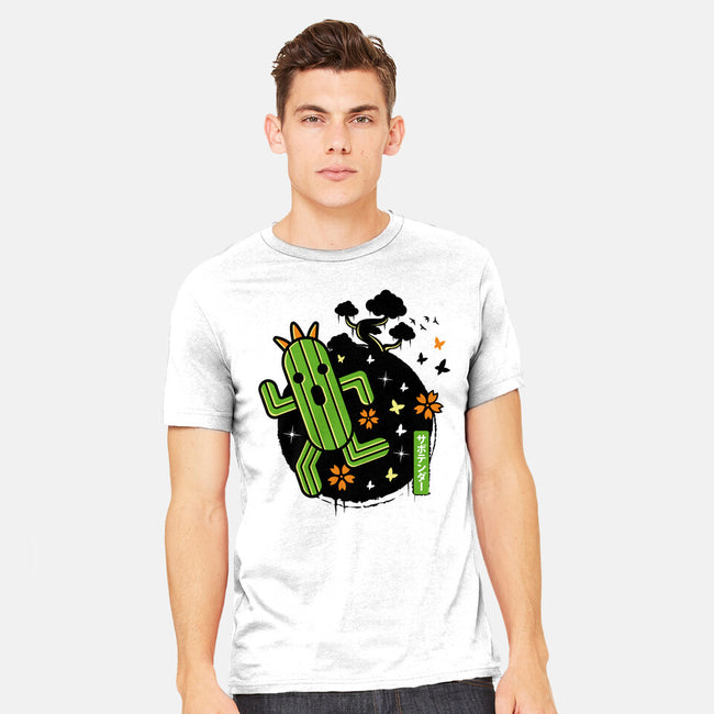 Cactilio Japanese Landscape-mens heavyweight tee-Logozaste